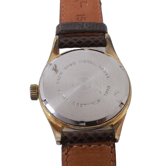 🔥 American Airlines Pilot Watch Vintage Rotating Jet Plane Wristwatch Pre-Owned - Picture 6 of 10